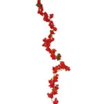 Bloemslinger Met Kleine Bloemetjes Rood 175cm