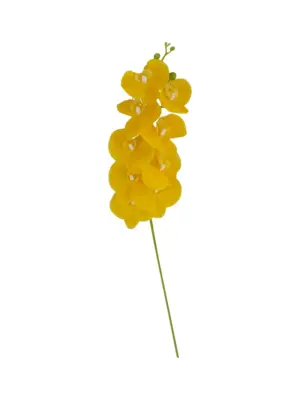 Gele Kunst Orchidee 100cm
