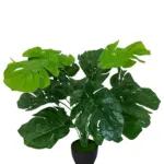 Kunst Gatenplant Met Zwarte Pot 50cm