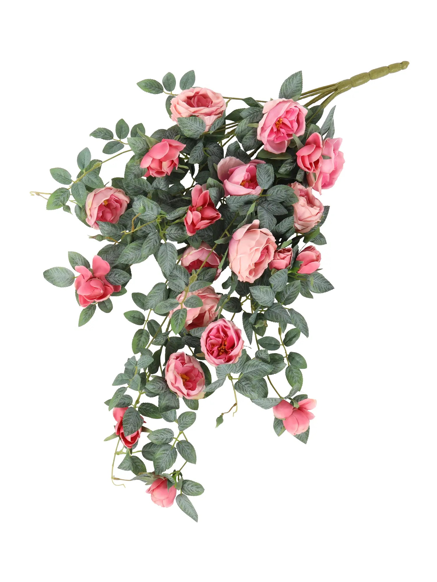 Kunst Hangplant Roze Rozen 80cm