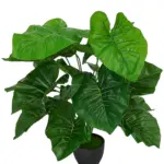 Kunst Taro Plant Met Zwarte Pot 50cm