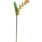 Namaak Papegaaibloem Geel Groen 50cm