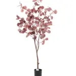 Paarse Kunst Eucalyptus 130cm