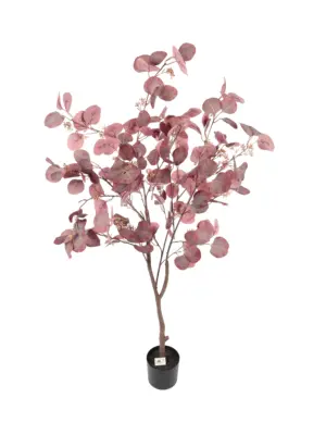 Paarse Kunst Eucalyptus 130cm