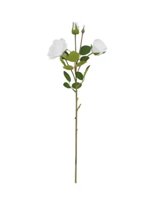 Witte Kunstrozentak 50cm
