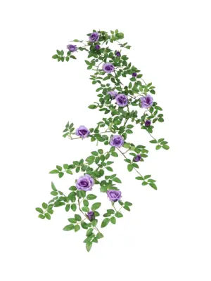 Kunst Rozenslinger Deluxe Paars 180cm