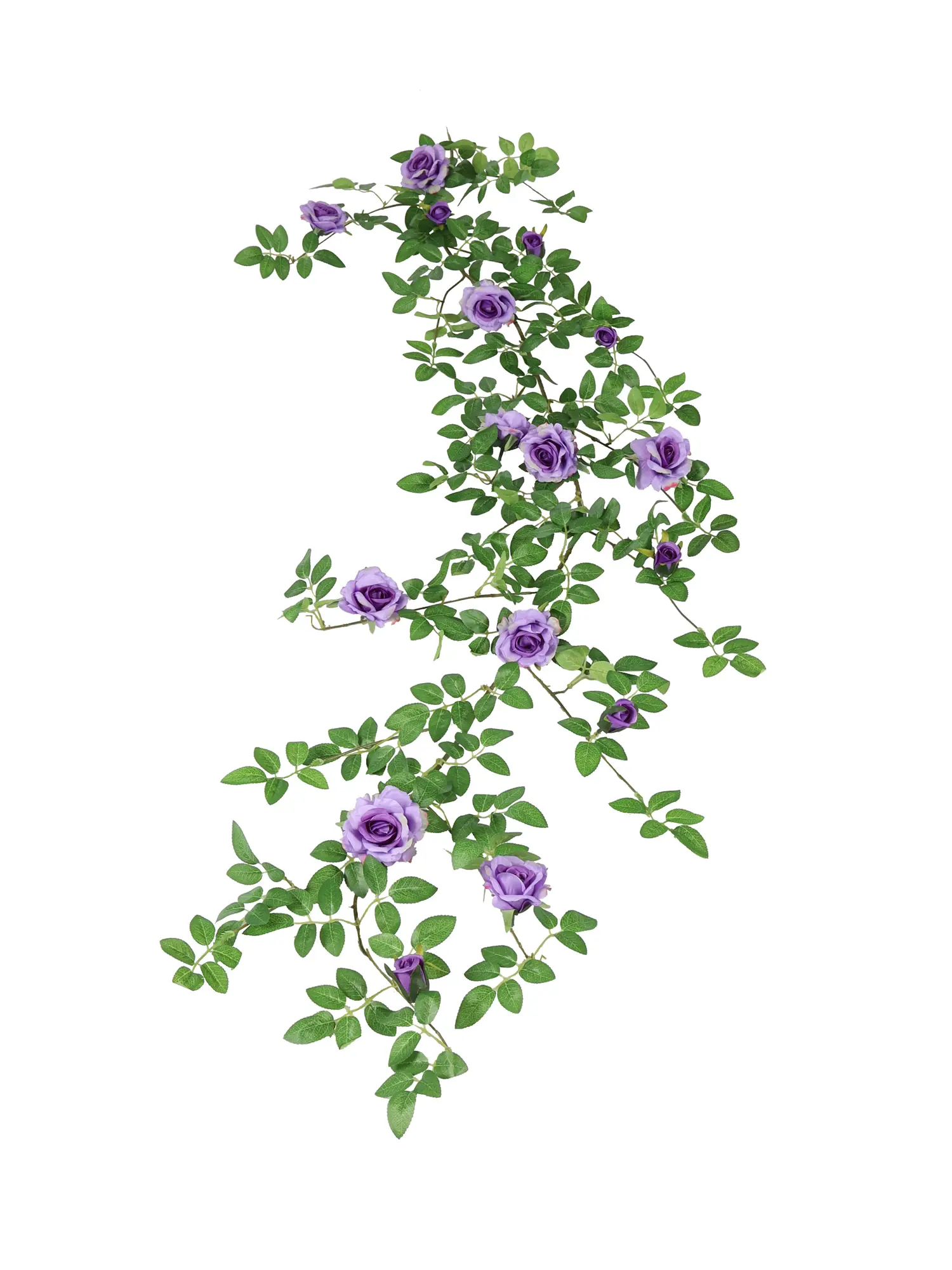 Kunst Rozenslinger Deluxe Paars 180cm