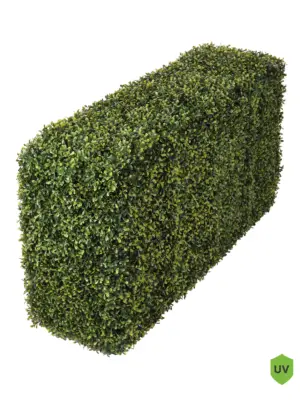 Lage kunst buxus heg van Kunstpalm.nl, onderhoudsvrij en stijlvol.