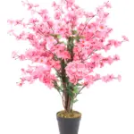 Donker Roze Kunst Kersenbloesem 90cm – volle kunstbloesemboom met realistische details, verkrijgbaar bij Kunstpalm.nl.