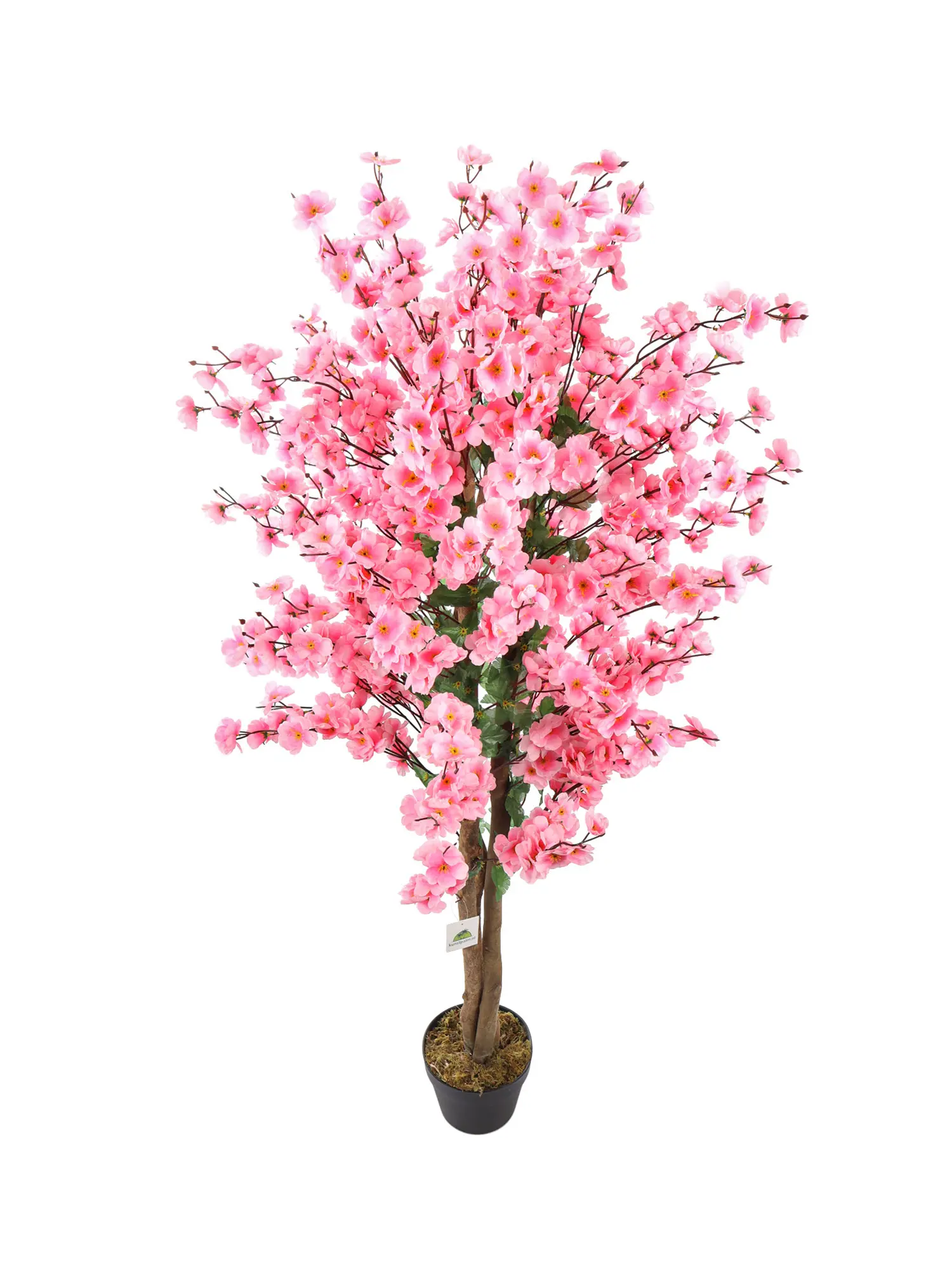 Kunst Bloesemboom Donkerroze 150cm met extra volle bloesems