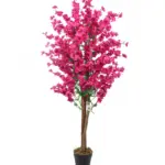 Paarse kunstbloesemboom 150cm, volle bloesems en realistische details.