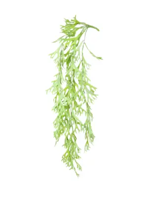 Kunst Hersthoorn Hangplant Lichtgroen 75cm – realistische groene hangplant.