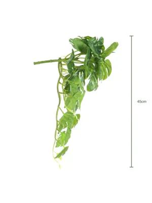 Natuurlijke kunst Monstera Bundel 45cm met levensechte bladeren en stevige takken.