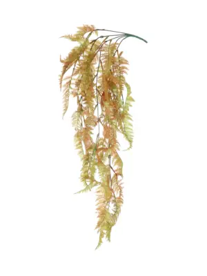 Kunst Varenbundel Bruin Groen 85cm – natuurgetrouwe kunstvaren met flexibele takken.