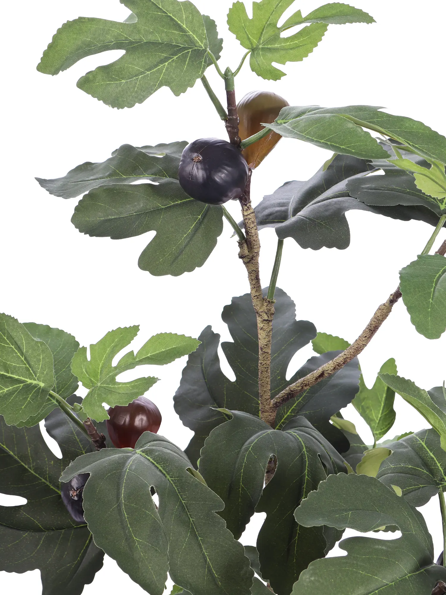 Groene kunstvijgenboom 90cm, onderhoudsvrije en sfeervolle decoratie