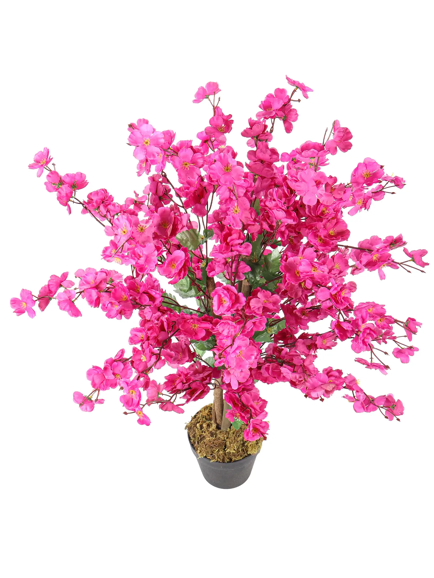 Kunst kersenbloesemboom paars 90cm – decoratieve bloesem kunstplant voor binnenruimtes.