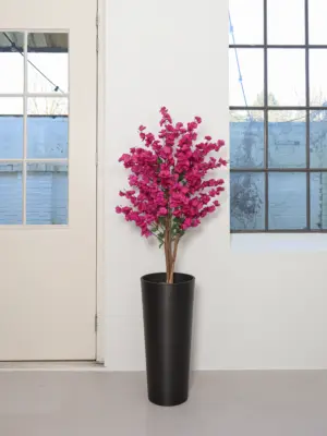 Levensechte Kersenbloesem Boompje van 120cm groot met realistische paarse bloemen