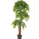 Kunst Ficus Deluxe 175cm met natuurlijke lianen en zachte groene bladeren