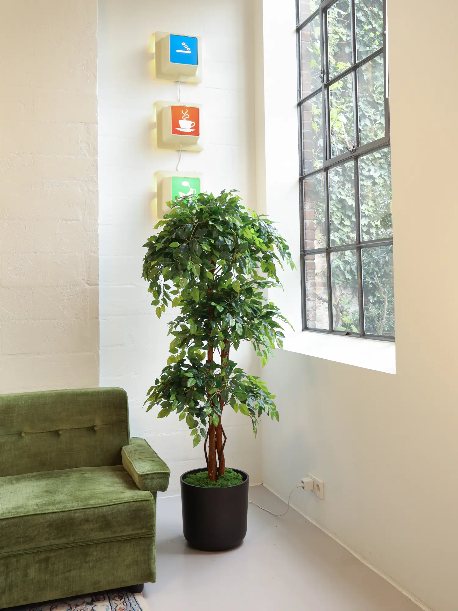 Kunst Ficus Deluxe 175cm sfeerfoto