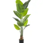 Nepplant Strelitzia 165cm met buigbare stelen en realistische bladstructuur, verkrijgbaar bij Kunstpalm.nl