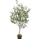 Levensechte Kunstolijfboom Toscane 120cm met realistische olijven