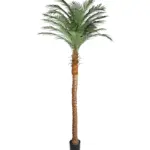 Kunstpalm Cuba 260cm met 21 levensechte bladeren en brede kruin.