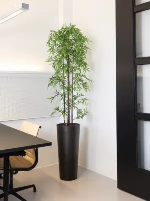 Bamboe Kunstplant Zwart 170cm sfeerfoto