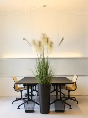 Sfeermaker kunst Pampasgrasplant 150cm voor interieur of beursstand