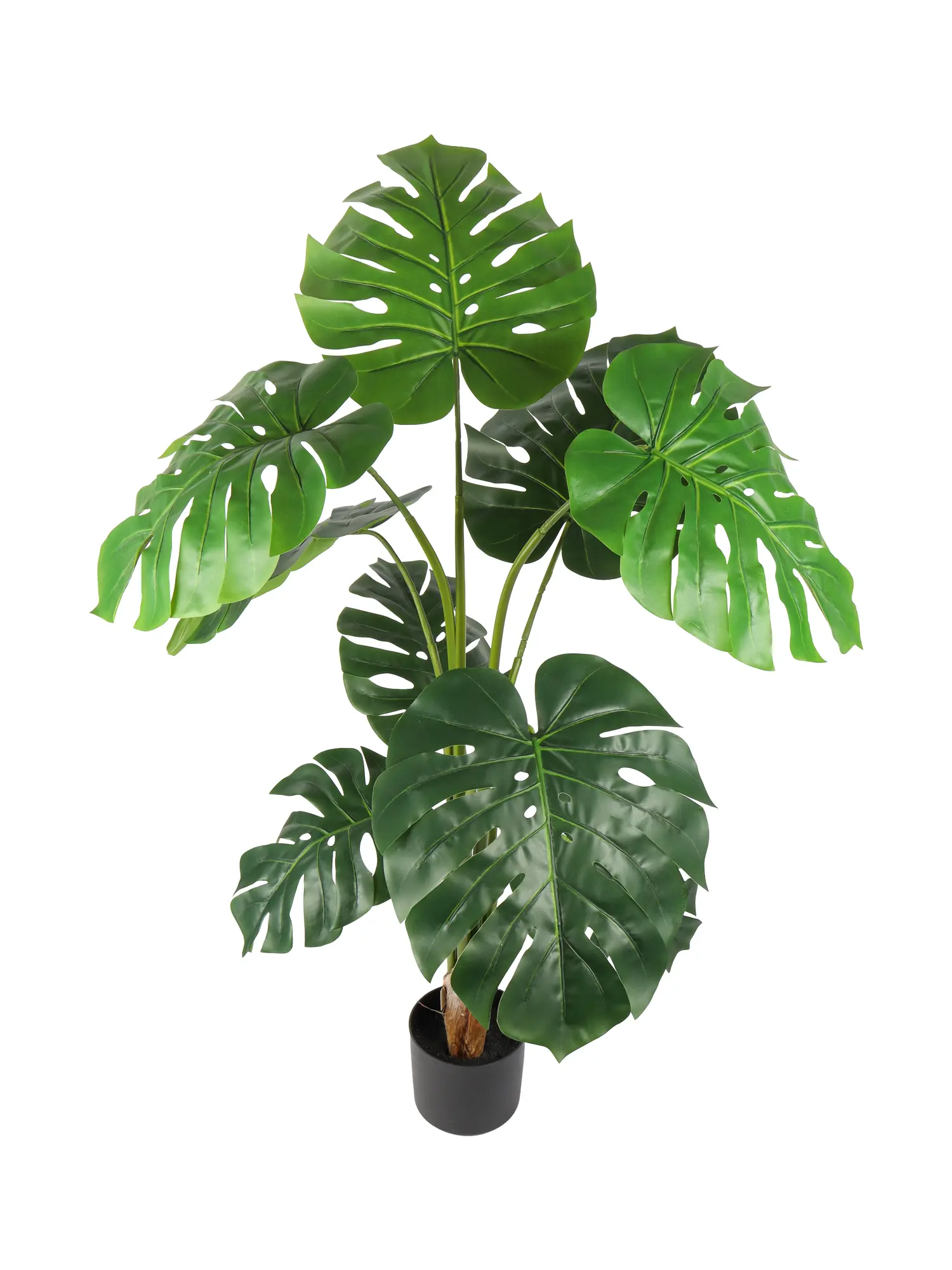 Kunstplant met grote bladeren