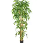 Levensechte nep bamboeplant 180cm met groene bladeren