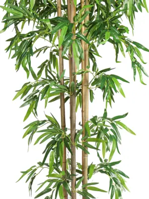 Grote kunstbamboeplant 240cm met 6 dikke bamboestammen