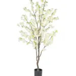 Vol wit kersenbloesem boompje Miki van Kunstpalm.nl