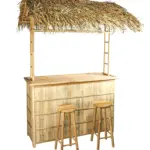 Bamboe bar met kunst rieten dak