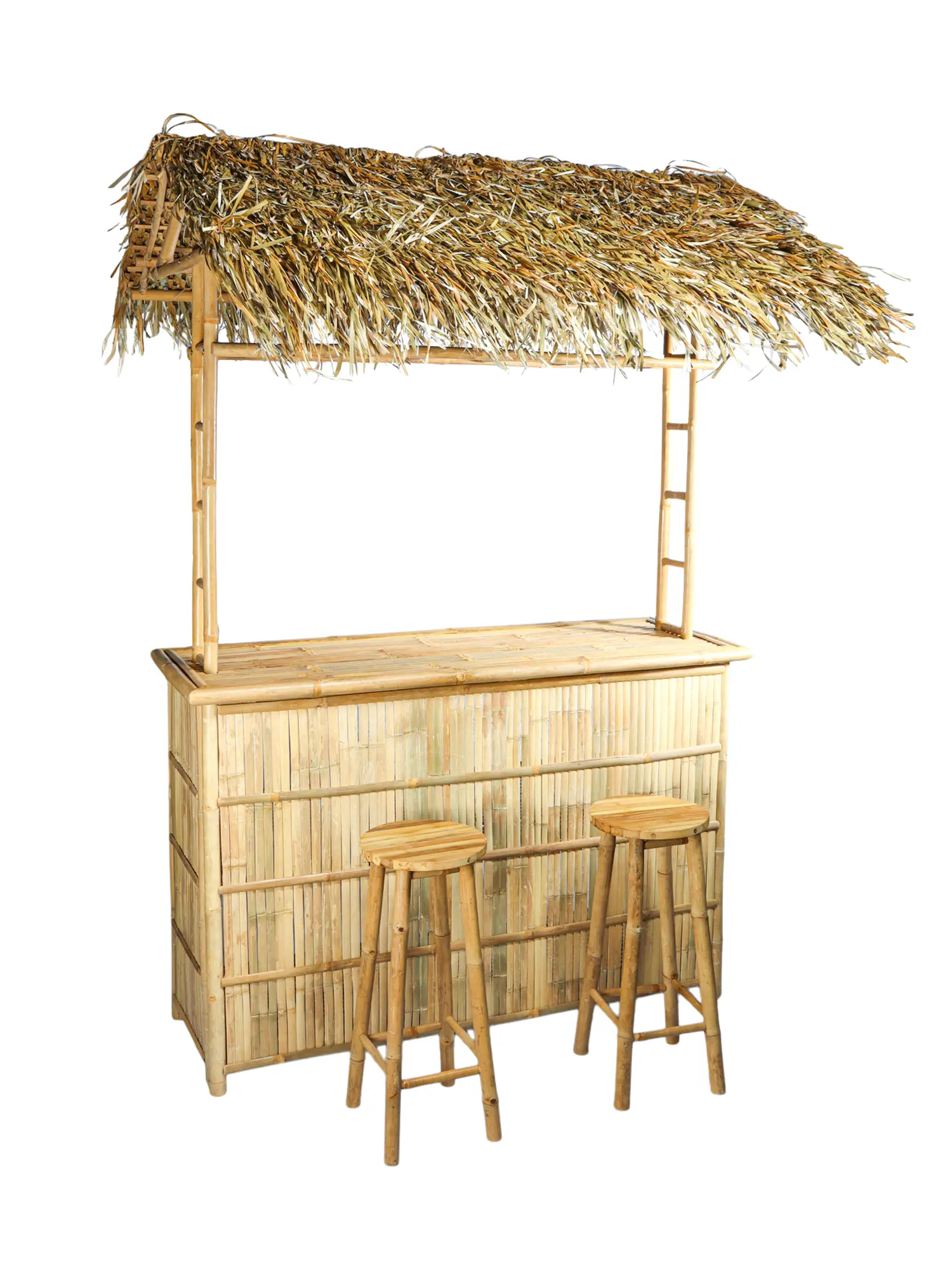 Bamboe bar met kunst rieten dak