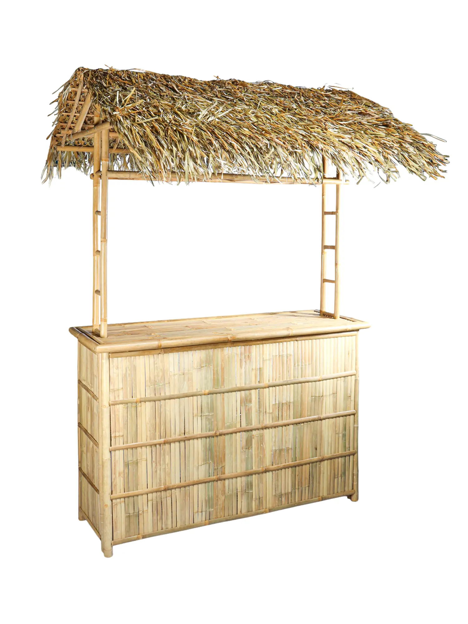 Bamboe bar met kunst rieten dak