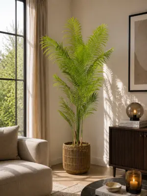 Kunstpalm.nl kunst goudpalm – 190cm hoog en levensecht