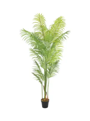 Kunst Arecapalm Tenerife 190cm met volle groene bladeren