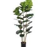 Kunstficus Lyrata 150cm met grote realistische bladeren