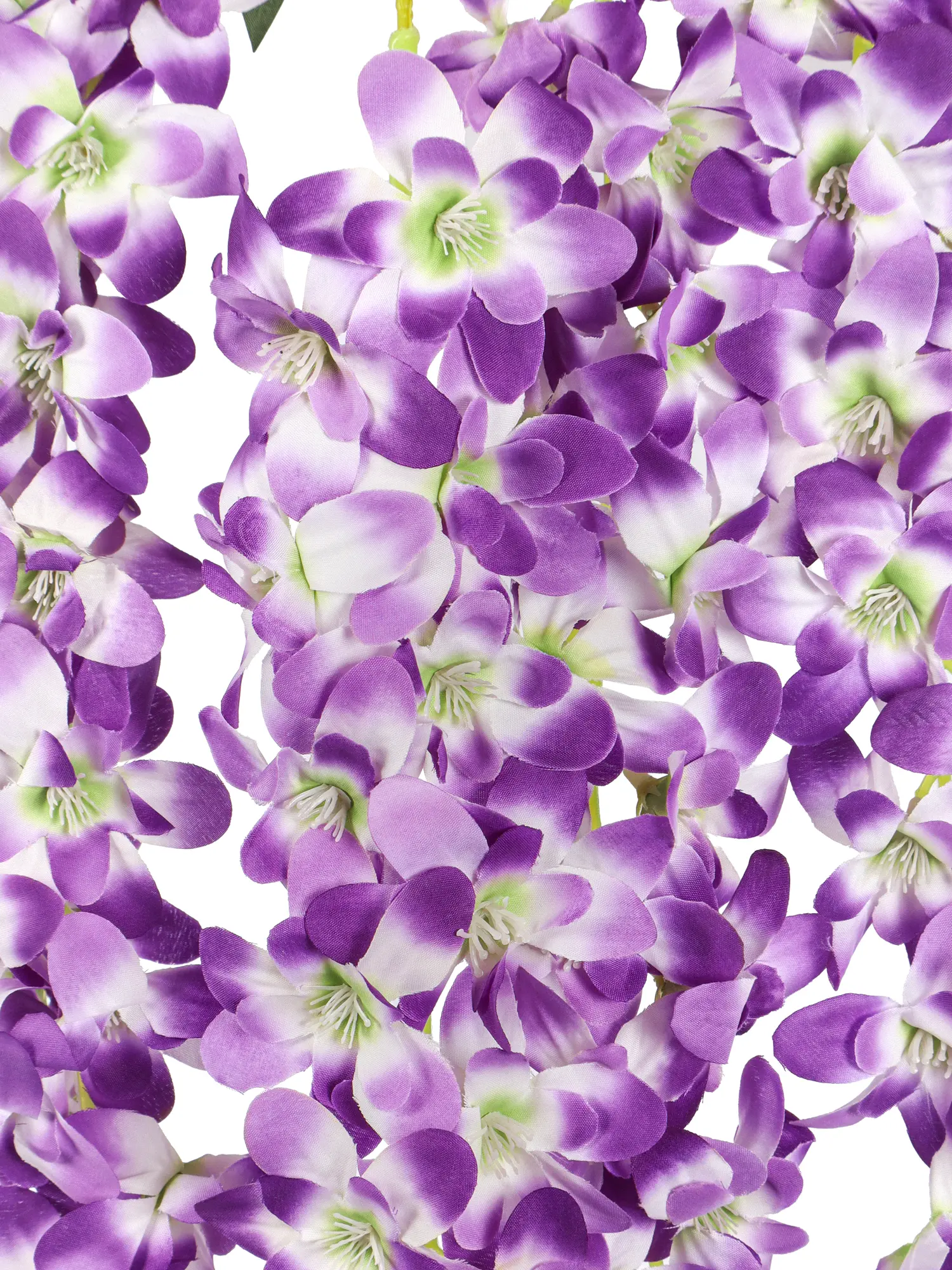 Kunstbloemhanger Bloembundel Paars met interne metaaldraad – Kunstpalm.nl