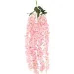 Bloembundel roze wit 100cm met hangende kunstbloemen