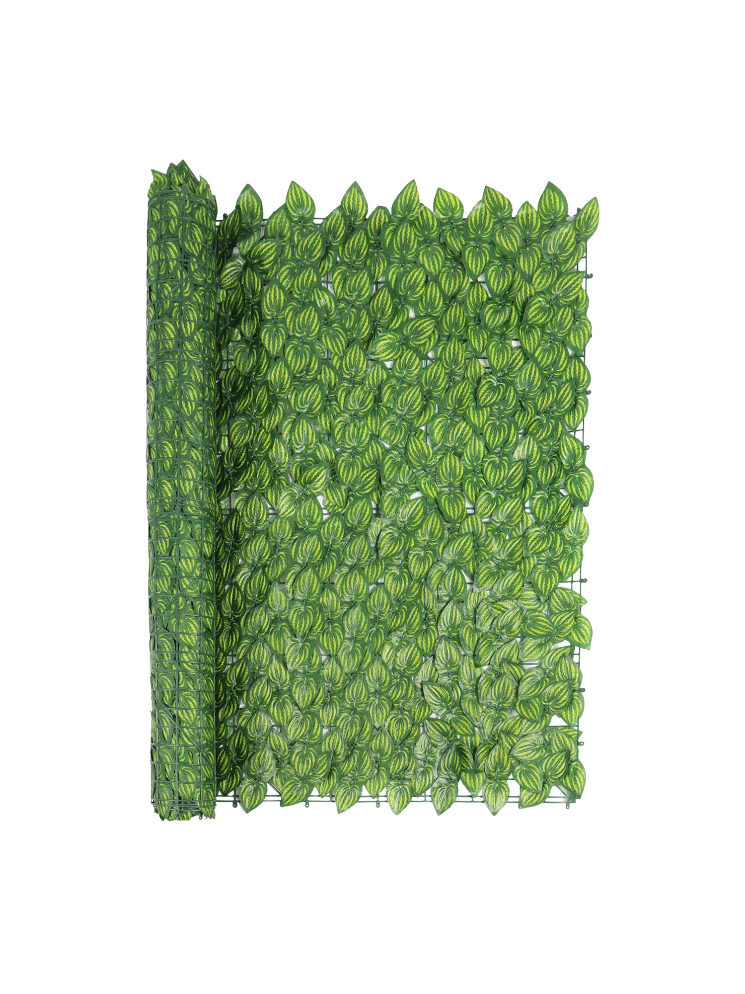 Groene haag op rol 300x150cm met bonte bladeren