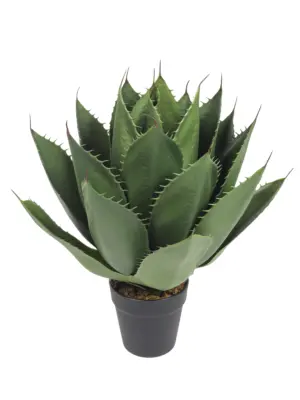 Kunstplant Agave Breedblad 50cm