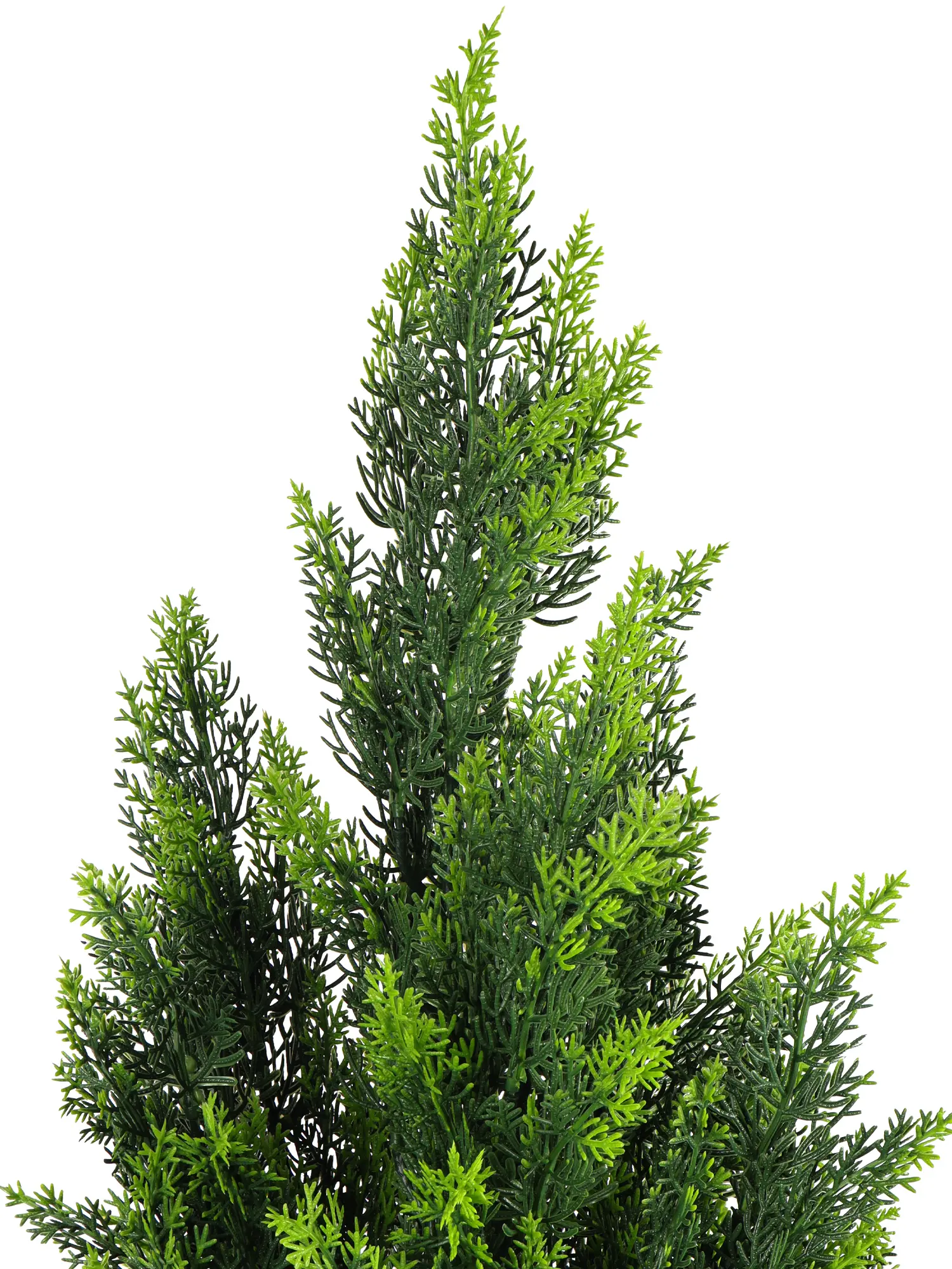 Kunststruik Conifeer 90cm – levensechte kunstplant met UV-bescherming, 35 cm breed, perfect voor balkonafscheiding, verkrijgbaar bij Kunstpalm.nl"