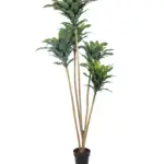 Dracaena kunstplant 200 cm hoog – levensechte, natuurgetrouwe kunstboom met volle bladrozetten, ideaal voor winkel, showroom en huis. Onderhoudsvrij en stevig