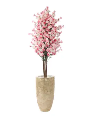 Kunstbloesemboom roze-wit 150cm – levensechte decoratieboom met volle takken en bloemen