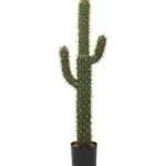 unst Cactus Zalapa 90cm – levensechte Western Cactus met twee zijarmen en geelbruine naaldbundels van Kunstpalm.nl