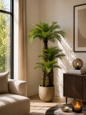 Kunst Varenpalm Tobago 155cm sfeerfoto