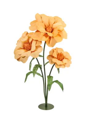 Extra Grote Kunstbloem Oranje 175cm – XXL kunstbloemen met standaard van Kunstpalm.nl