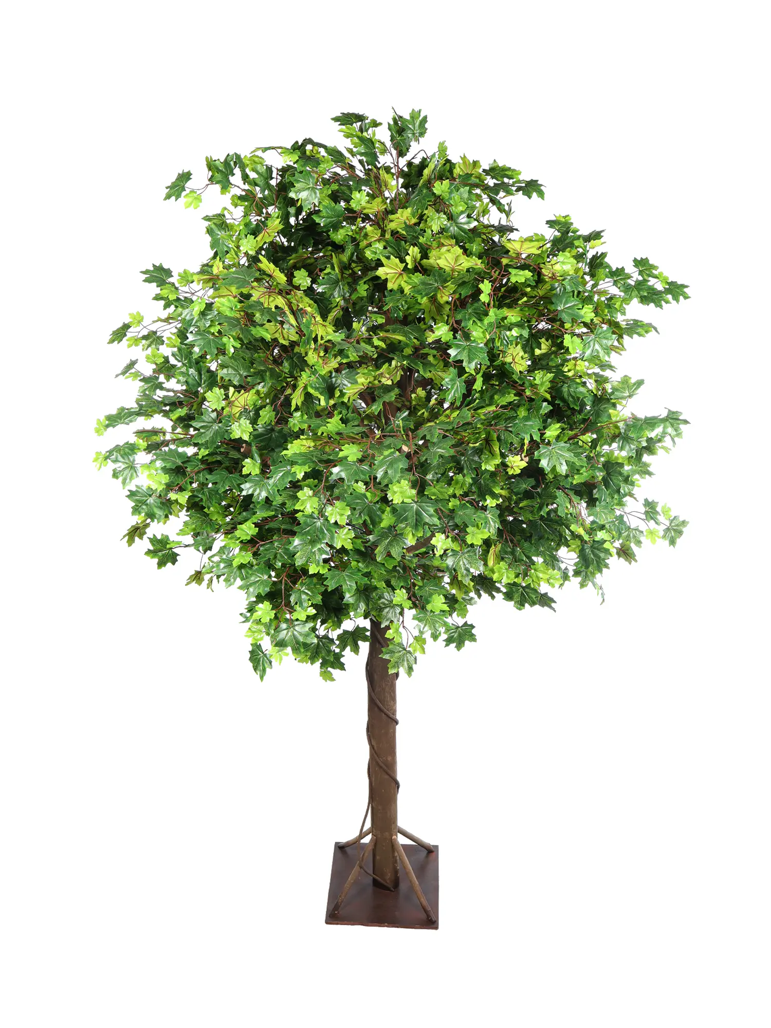Natuurgetrouwe Kunstboom Esdoorn 260cm met 16 takken en houten stam. Direct leverbaar bij Kunstpalm.nl
