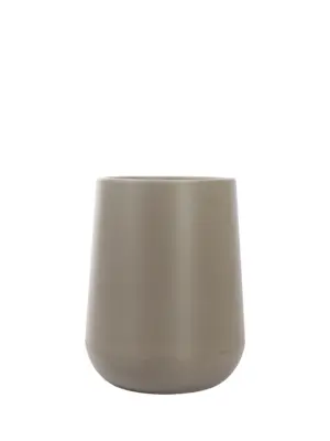 Grote Plantenpot Olifantspoot Kaki 50cm – massief ogende, lichte plantenpot van hoogwaardig kunststof